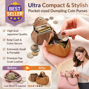 Super Soft Top Grain Leather Coin Wallet Japanese Style Coin Purse Small Leather Wallet Fashion Accessories