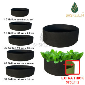 Nonwoven Raised Bed Planter Extra Thick (370g/m2) Raised Planting Bed Fabric Pasu Fabrik SHS Kebun