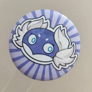 Anime Game  Anaxa Anaxagoras Cosplay Backpack 58mm Badge Geovishap Caravan Terravox Pin Collection Breastpin for Bags Clothes Gift