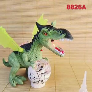 Khủng Long Pin Ôm Trứng Phun Sương Cánh Đèn 8826A - Đồ chơi trẻ em Kids toys
