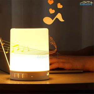 [SG Seller]Portable Wireless Table Lamp USB LED Touch Table Lamp Bluetooth Speaker