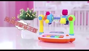 Baby Musical Keyboard Piano Drum Toy Electronic Organ Multicolor Music & Lights Christmas toys