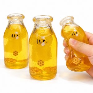 YOUSHI TOP Anxiety Relief Honey Bottle Squeeze Toys Kneading Super Soft Maltose Fidget Toy Novelty Funny Bottle Squishy Toy Office Desk Toy