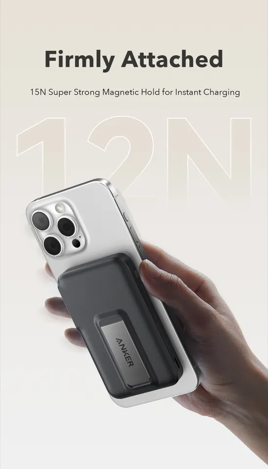 Anker Portable Charger Anker MagGo Power Bank Qi2 Certified 15W