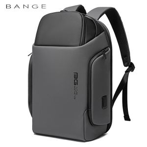 BANGE ใหม่ผู้ชายกระเป๋าเป้สะพายหลังแฟชั่น3.0ที่เร็วที่สุด USB ชาร์จมัลติฟังก์ชั่15.6นิ้วแล็ปท็อปกระเป๋าสะพายหลังเดินทางกลางแจ้งกระเป๋าเป้สะพายหลังกันน้ำกระเป๋าเป้ธุรกิจกระเป๋าแล็ปท็อป USB ชาร์จกระเป๋าเป้เดินทางชาย Bagpack