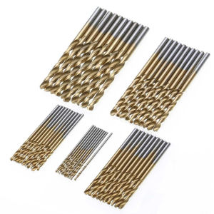 Mata Bor Power Drill Bits Titanium Coated 50PCS Set Mata Bor Besi