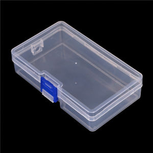 [Habilulu] Plastic Clear Parts Storage Box Jewelry Craft Container Organizer Case