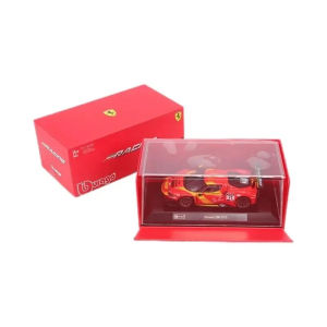 Bburago 1/43 Ferrari 499p LMH #51 Ferrari car model 2023 24 views Dust cover Ferrari color printing baking toy gift