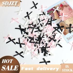 SDJZT 100 cái 20mm-30mm Kích thước nhỏ satin Ribbon Bow hoa DIY craftsembellishment hàng thủ công phụ kiện trang trí nguồn cung cấp