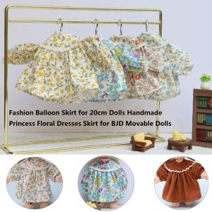 YUDESHUI Làm thủ công Váy bồng bềnh kiểu búp bê Tự làm 6 màu sắc Váy hoa công chúa cho búp bê  Thời trang Phụ kiện quần áo búp bê có thể tháo rời dành cho búp bê 20cm / dành cho búp bê BJD