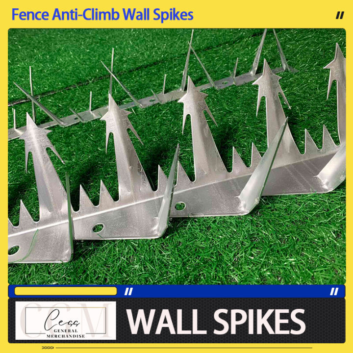 hotdipped Galvanized Wall metal Spikes fence for AntiClimb AntiTheft Security Protection