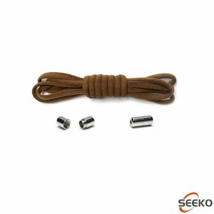 Seeko Metal capsule shoelace buckle without tying elastic lazy shoelace accessories