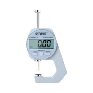 UNQIN High Precision Digital Thickness Gauge 0-10 0-20mm Accuracy Electronic Caliper Accurate Wide Measuring Surface Thickness Meter Paper Measurement