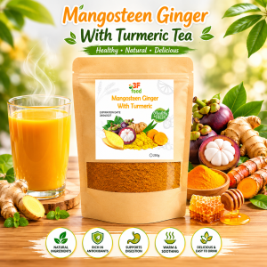 Mangosteen Ginger with Turmeric Tea – Healthy Herbal Drink | Rich in Natural Antioxidants | Delicious & Easy to Enjoy