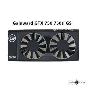 พัดลม+กรอบการ์ดจอ Gainward GTX 750 750ti GS graphics card heatsink housing 2-pin