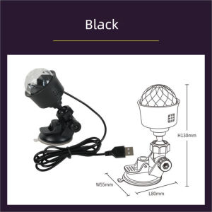 Mini Projector Light USB LED Ambient Party Light Colored Wall Light Car Music Light