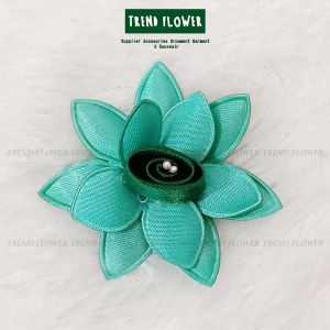 Bunga Hijau double terawang manik Hiasan Seserahan aksesoris hampers souvenir