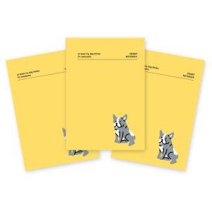 Vở 80 trang may gáy 100gsm vở kẻ ngang dot grid Crabit - Buddy