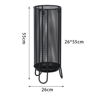 Modern Golden Mesh Umbrella Rack Freestanding Round Umbrella Holder with Drain Tray Entryway Umbrella Organizer for Home Office Lobby