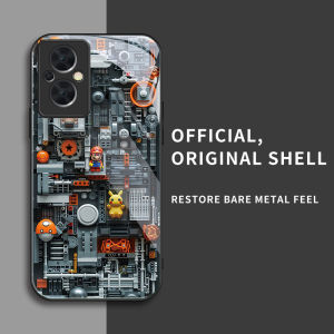 สำหรับ Oppo Reno 7Z 5G เคสศัพท์ป้องกันการตกที่มีบล็อกสร้างสรรค์และบุคลิกภาพทันสมัย