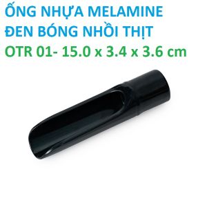 Ống tre nhồi thịt làm cá viên melamine đen bóng đen bóng OTR 01- 15.0 x 3.4 x 3.6 cm