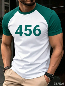[Local Stock] VCC Men And Women T-shirt DIY Player Cosplay Costume 124 456 388 Funny Polyester Comfortable Short Sleeve Tee Tops Daily Man Clothes