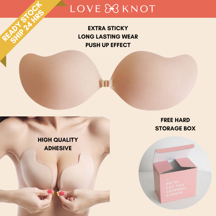 Buy Love Knot Mango Shape Seamless Invisible Reusable Adhesives