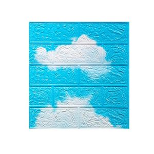 AYAAAA Waterproof 3D Imitation Brick Wall Stickers DIY Peel and Stick Self-adhesive Wallpaper Panel Wall Decoration 3538.5CM Background Wallpaper For Home Living Room Kitchen