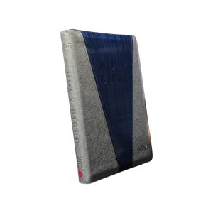 PCBS NIV Midsize Duotone w/Zipper- Silver/Blue