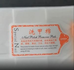 1000PCS Nail Polish Remover Pads Cotton Pads Gel Polish Remover towel cotton cloth COD