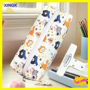 XINGK Phim Hoạt Hình Dễ Thương Động Vật Bút Chì Trường Hợp Công Suất Lớn Lưu Trữ Bút Túi Sinh Viên Văn Phòng Phẩm Trang Điểm Túi Du Lịch Tổ Chức Túi Quà Tặng