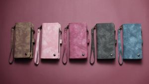 CaseMe Magnetic Flip Leather Phone Case for iPhone 18 Pro Max 17 Air 17E 16 Plus 15 14 13 12 11 Zipper Wallet Card Cover Coque2026