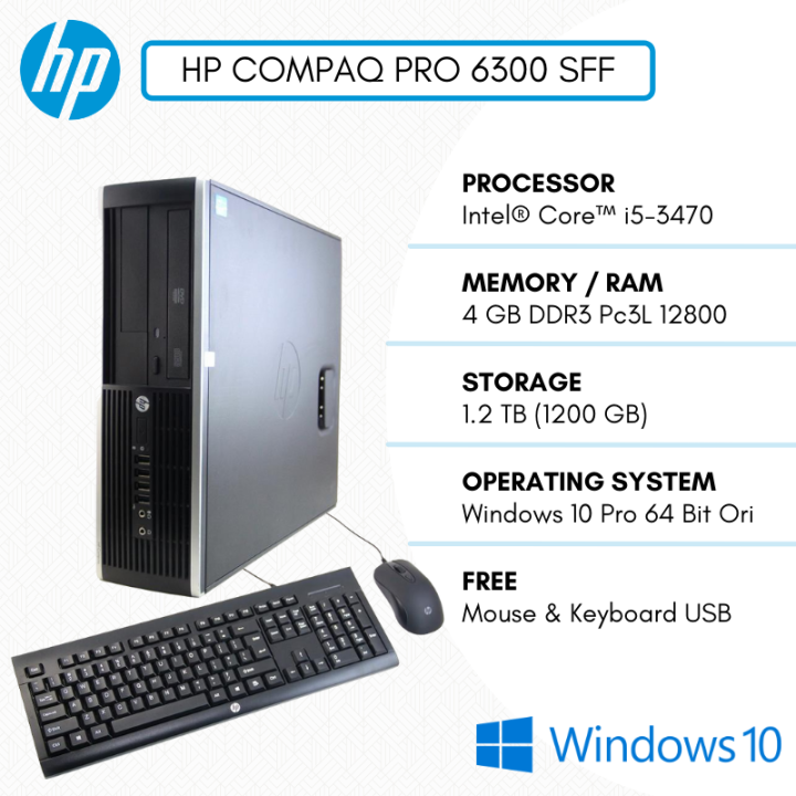 日本HP Desktop 6200Pro Windows11 メモリ16GB HDD750GB