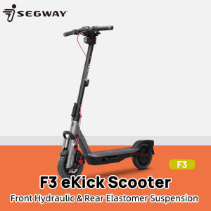 Segway Ninebot F3 eKick Scooter with Front Hydraulic and Rear Elastomer Suspension 20 Mph 44 Miles
