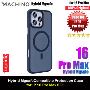 Machino iPhone 16 Pro Max | 16 Pro | Plus | 16 Hybrid View Magnetic Compatible Drop Protection Case Casing