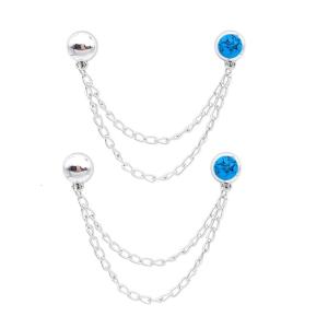 Multipurpose Magnetic Trouser Hem Clips Headscarf Pin Hijab Magnets with Chain Magnetic Clips for Quick Attachment