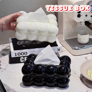 Modern Style Dustproof Plastic Tissue Box Living Room Tissue Box Desktop Storage Box