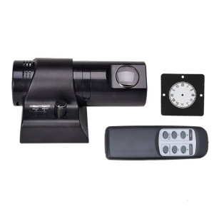 Projector Alarm Clock with Remote Control 180 Degree Adjustable Projection for Bedroom Ceiling with Switchable Dials