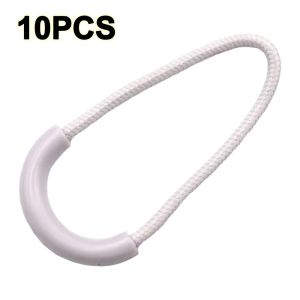 WININ 10pcs Hình chữ U Dây khóa Nhựa Dây Dụng cụ dây thừng Thay thế Đầu khóa Phụ kiện hành lý ngoài trời