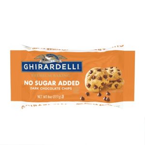GHIRARDELLI 100% CACAO UNSWEETENED CHOCOLATE PREMIUM BAKING CHIPS 241g