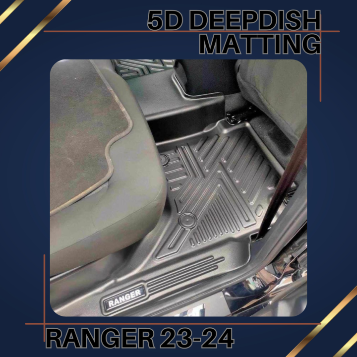 Ford ranger 2023-2024 5d deepdish matting | Lazada PH