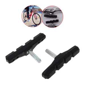 2pcs Brake Pads Silent Rubber V Brake System Bike Parts Cycling Safety B