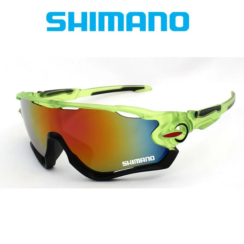 Shimano UV400 Cycling Sunglasses Mtb Glasses Mens Women For Bicycle Outdoor  Sports 【In Stock】