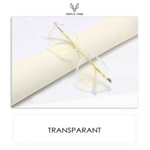 GENTLE FAWN Kacamata Antiradiasi Blueray Korean Style Metal Bisa Minus Antiradasi Blueray Photocromic Anti UV Fashion Wanita Terbaru 2053