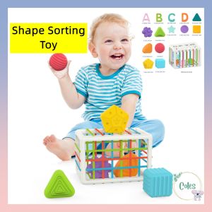 Shape Sorting Toys Baby Montessori Learning Educational Toys Children Shape And Color Cognitive Grasping Training