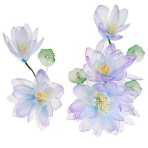 Realistic Flower Hairpin Elegant Wedding Hairclip Chinese Costume DuckbillClip Side Pin Nonslip Barrettes Hair Decors