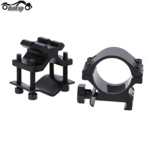 【New Arrival】Mount Flashlight Holder Metal Flashlight Laser Torch Bracket Aluminum Alloy Adjustable for Outdoor Camp Hiking