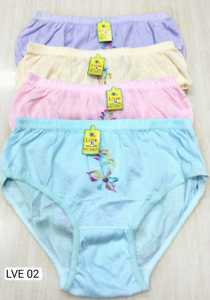 3PCS CELANA DALAM WANITA DEWASA BAHAN KAOS FAYLIN M L XL XXL XXXL