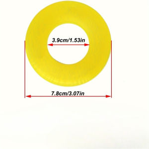2PCS Shock Absorber Silencer Pads Rubber Bushing Protector Kit for Car Suspension Includes Silencer Pads Shock-Absorbing Bearing Washer