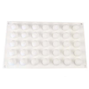 35 Cavity 3D Round Sphere Ball Silicone Mold Cake Decorating Mousse Dessert Past